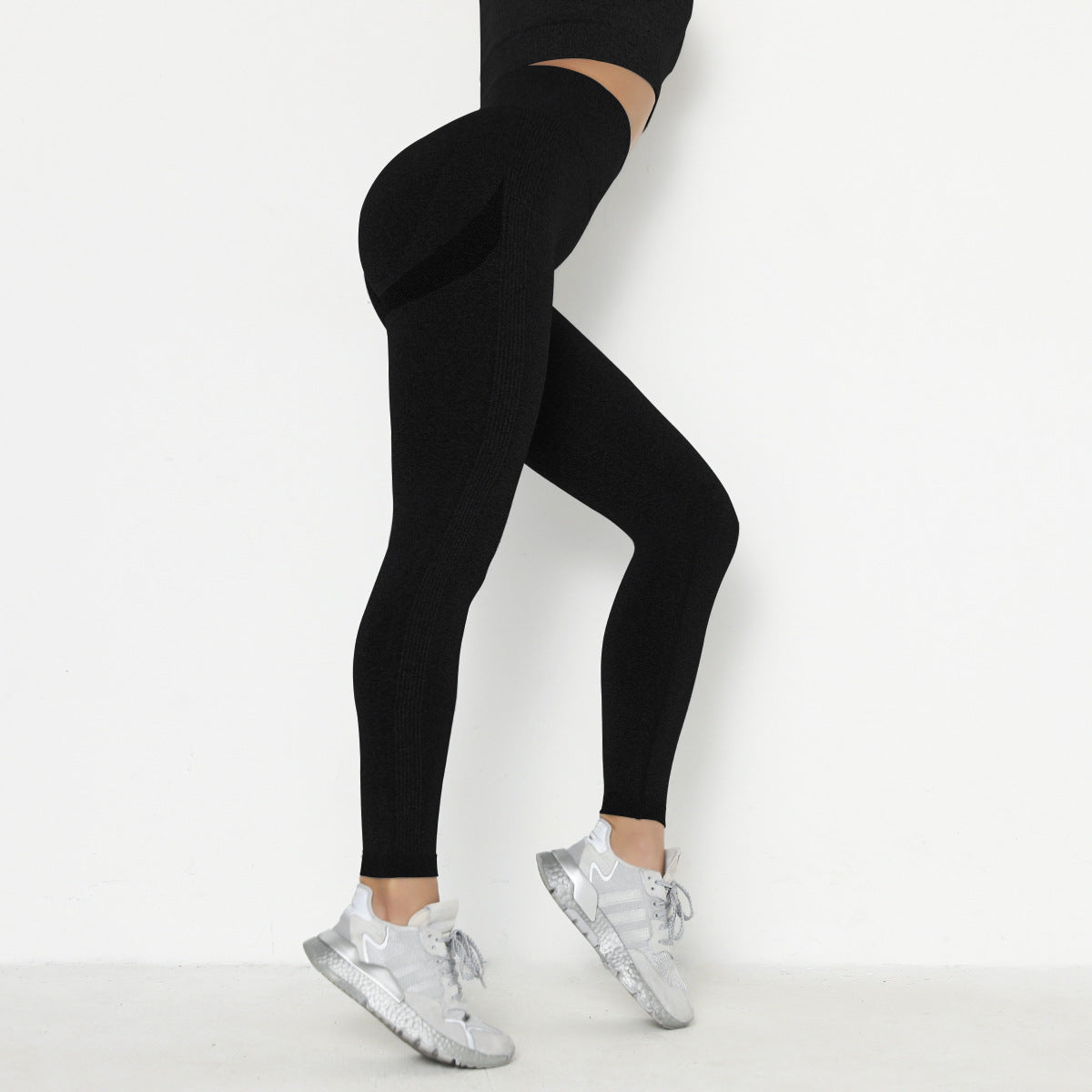 Stich Seamless Leggings - Black